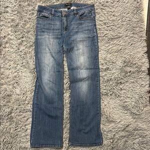 White House Black Market Blue Straight Leg Jeans